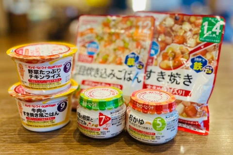 画像:市販離乳食 イメージ