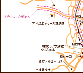 伊豆高原周辺地図