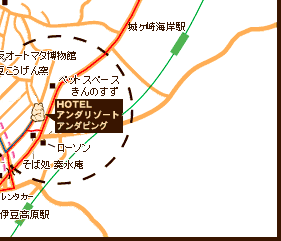 伊豆高原周辺地図